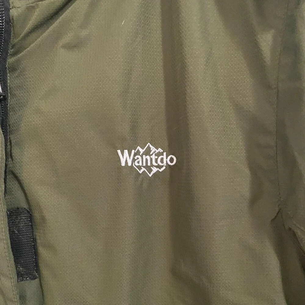 Wantdo Winter Fleece Lined Coat Ski Olive Green